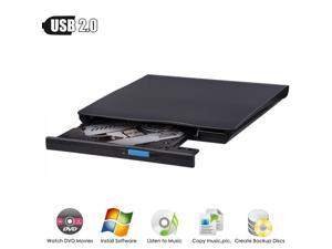 Universal External USB 2.0 DL DVD RW Burner CD Writer Slim Portable Optical Drive for Asus Samsung Acer Dell HP SONY Laptop