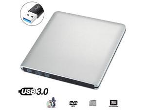 External USB 3.0 High Speed  DL DVD RW Burner CD Writer Slim Portable Optical Drive for HP Netbook xiaomi(MI) HUIWEI HASEE