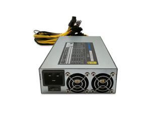 3000W PC Power Supply 180-260V ATX Mining Bitcoin Power Supply 95% High Efficiency for Ethereum ETH S9 S7 L3 8GPU cards