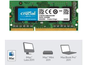 CT8G3S1339M Crucial-For-Mac 8GB DDR3-1333(PC3L-10600) SODIMM • 1333MT/s • CL-9 •1.35V• Unbuffered • Non-ECC • 204-PIN Notebook Memory CT8G3S1339M Crucial-For-Mac 8GB DDR3-1333(PC3L-10600) SODIMM • 1333MT/s • CL-9 •1.35V• Unbuffered • Non-ECC • 204-PIN Notebook Memory