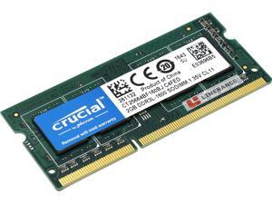 CT25664BF160BJ Crucial 2GB DDR3L-1600(DDR3L-12800) SODIMM •1.35V •1600MT/s • CL-11 (11-11-11) • 204PIN •Non-ECC • Unbuffered • Notebook Memory CT25664BF160BJ Crucial 2GB DDR3L-1600(DDR3L-12800) SODIMM •1.35V •1600MT/s • CL-11 (11-11-11) • 204PIN •Non-ECC • Unbuffered • Notebook Memory