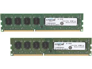 Crucial 16GB (8GBx2) DDR3L-1600(PC3-12800) UDIMM •1600MT/s •1.35V• CL-11 •Unbuffered •NON-ECC •240-PIN Desktop Memory Module - CT2K102464BD160B