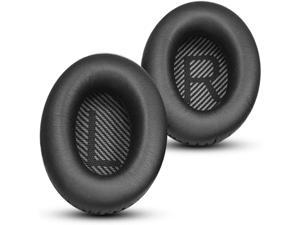 Earpad Cushions Replacement for Bose QuietComfort QC 2 15 25 35 Ear Cushions for QC2 QC15 QC25 QC35 Ae2  Ae2i  Ae2W  Sound LinkSound True Black