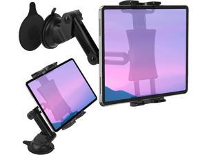 Tablet Car Dashboard  Windshield Mount Universal 360 Adjustable Window Dash Suction Cup Holder for iPad Pro 1291110597AirMini 6 5 4 Samsung Galaxy 47129 Tab  Phone 1 TPU Sticky Pad