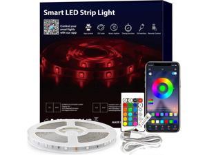 LED Strip Lights for TV USB TV Backlight Kit with Remote APP Control Sync to Music 5050 RGB LED Bias Lighting for HDTV PC and Mirror 984ft for 4560 TV