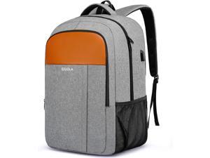 Travel Laptop Backpack Business Work Bag Water Resistant 173 inch Laptop Backpack Bag for Men Women with USB Charging Port Anti Theft Slim Durable Computer Bag for Laptop College Bookbags Gifts Grey