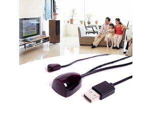 USB Adapter Infrared IR Remote Extender Repeater Receiver Transmitter Black 5V USB Adapter Infrared IR Remote Extender Repeater Receiver Transmitter Black 5V