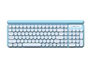 Wired Keyboard, Slim Ergonomic Quiet Keyboard and Mouse with Round Keys for Windows, Laptop, PC, Notebook, Non-Mute (Cyan) Wired Keyboard, Slim Ergonomic Quiet Keyboard and Mouse with Round Keys for Windows, Laptop, PC, Notebook, Non-Mute (Cyan)