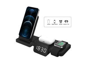 AIXXCO All in One With clock Qi Wireless Charger Dock Station Wireless Charging Wireless Chargers Phone AIXXCO All in One With clock Qi Wireless Charger Dock Station Wireless Charging Wireless Chargers Phone