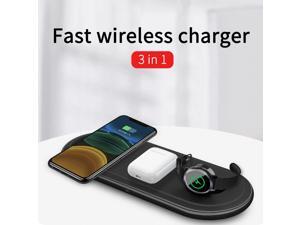 All in one wireless charger for iphone 12pro Max Watch earphone charger All in one wireless charger for iphone 12pro Max Watch earphone charger