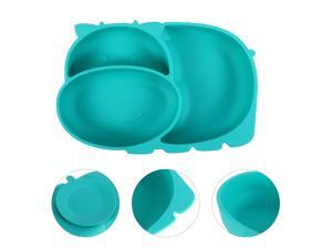 1Pc Silicone One-piece Plate Baby Dinner Plate Child Compartment Dinner Plate 1Pc Silicone One-piece Plate Baby Dinner Plate Child Compartment Dinner Plate