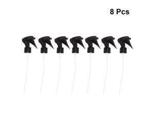 8pcs Trigger Sprayer Replacement Nozzle Tops Reusable Mist Stream Mouse Shaped Settings for Round Neck Spray Bottles (H01 Black Sprayer) 8pcs Trigger Sprayer Replacement Nozzle Tops Reusable Mist Stream Mouse Shaped Settings for Round Neck Spray Bottles (H01 Black Sprayer)