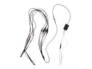 12V Motorcycle RGB LED Strip Lights Kit Multi-Color Accent Glow Neon LED Atmosphere Lamp Strips Kit With Remote Controller (Black) 12V Motorcycle RGB LED Strip Lights Kit Multi-Color Accent Glow Neon LED Atmosphere Lamp Strips Kit With Remote Controller (Black)