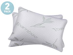 3x Queen Luxurious Comfort Hi-Tec Blue Cooling Gel Solid Memory Foam Bed Pillows 