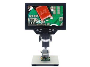 7 inch LCD USB 12MP 1-1200X Digital Microscope Electronic Continuous Amplification Magnifier Rechargeable Battery for Circuit Board Repair Soldering PCB Coins jewelry 7 inch LCD USB 12MP 1-1200X Digital Microscope Electronic Continuous Amplification Magnifier Rechargeable Battery for Circuit Board Repair Soldering PCB Coins jewelry