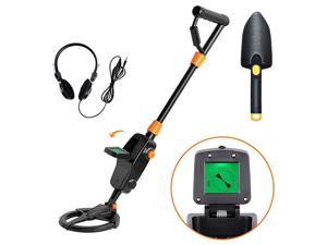 MD-1008A Professional Metal Detector Search Gold Detector Treasure Hunter Circuit Metals Tracker Seeker Search Coil  shovel + headset For Kids Gift
