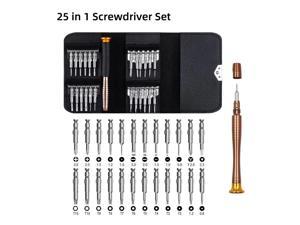 Mini Precision Screwdriver Set 25 in 1 Electronic Screwdriver Opening Repair Tools Kit for iPhone Camera Watch Tablet PC