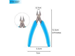 Multi-fuction Cutting Pliers for Wires Durable Anti-slip Rubber Pliers Side Cutters Hand Tools  Nippers Blue