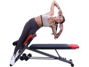 Finer Form Multi-Functional Weight Bench for Full All-in-One Body Workout – Hyper Back Extension, Roman Chair, Adjustable Ab Sit up Bench, Decline Bench, Flat Bench Finer Form Multi-Functional Weight Bench for Full All-in-One Body Workout – Hyper Back Extension, Roman Chair, Adjustable Ab Sit up Bench, Decline Bench, Flat Bench