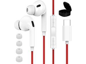 USB C Headphones for Galaxy S21 Ultra, APETOO Type C Earphones Wired in Ear Headphones with Mic Stereo Earbuds for Samsung S20 FE S20 S21 Plus Note 20 Ultra Note 10+ Pixel 5 4 3 2 XL OnePlus 8T