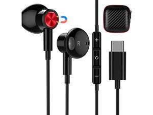USB C Headphone, Jiunai Magnetic Type C Headphone Digital HiFi Wired Earbuds with Volume Control Noise Reduction Compatible with iPad Pro Galaxy S21 Ultra Note 20 Ultra 5G OnePlus 9 Pro Pixel 5 USB C Headphone, Jiunai Magnetic Type C Headphone Digital HiFi Wired Earbuds with Volume Control Noise Reduction Compatible with iPad Pro Galaxy S21 Ultra Note 20 Ultra 5G OnePlus 9 Pro Pixel 5