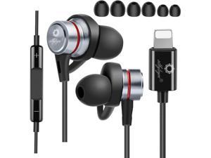 iPhone Headphones for iPhone Earbuds for iPhone in-Ear Lightning Headphones silbyloyoe MFi Certified Lightning Earbuds with Mic Controller Compatible iPhone 11 11 Pro X XS Max XR 7 8 Plus Black iPhone Headphones for iPhone Earbuds for iPhone in-Ear Lightning Headphones silbyloyoe MFi Certified Lightning Earbuds with Mic Controller Compatible iPhone 11 11 Pro X XS Max XR 7 8 Plus Black