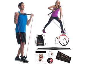 Bodygym Core System Portable Home Gym - Resistance Trainer All-in-One Band + Bar Kit, Full Body Workout: Improve Fitness, Build Muscle, Strength Exercises with Marie Osmond Workout DVD Included Bodygym Core System Portable Home Gym - Resistance Trainer All-in-One Band + Bar Kit, Full Body Workout: Improve Fitness, Build Muscle, Strength Exercises with Marie Osmond Workout DVD Included