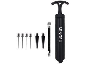 MINGRU Ball Pump for Basketball, Soccer, Volleyball, Rugby, Water Polo Ball & Other Inflatables Air Pump, Needles and Nozzles Included MINGRU Ball Pump for Basketball, Soccer, Volleyball, Rugby, Water Polo Ball & Other Inflatables Air Pump, Needles and Nozzles Included