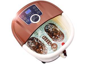 Foot Spa Bath Massager with Heat,16 Pedicure Spa Motorized Shiatsu Roller Massaging Acupuncture Point, Frequency Conversion, O2 Bubbles, Adjustable Time & Temperature,LED Display Foot Spa Bath Massager with Heat,16 Pedicure Spa Motorized Shiatsu Roller Massaging Acupuncture Point, Frequency Conversion, O2 Bubbles, Adjustable Time & Temperature,LED Display