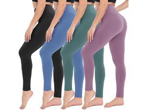 CAMPSNAIL 4 Pack High Waisted Leggings for Women- Soft Tummy Control Slimming Yoga Pants for Workout Running Reg & Plus Size CAMPSNAIL 4 Pack High Waisted Leggings for Women- Soft Tummy Control Slimming Yoga Pants for Workout Running Reg & Plus Size