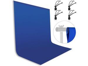 Emart 6 x 9 ft Photography Blue Background, Blue Chromakey Muslin Background Screen for Photo Video Studio, 4 x Backdrop Clip Emart 6 x 9 ft Photography Blue Background, Blue Chromakey Muslin Background Screen for Photo Video Studio, 4 x Backdrop Clip