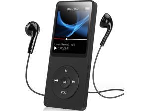 AGPTEK A02S 16GB MP3 Player with FM Radio, Voice Recorder, 70 Hours Playback and Expandable Up to 128GB, Black AGPTEK A02S 16GB MP3 Player with FM Radio, Voice Recorder, 70 Hours Playback and Expandable Up to 128GB, Black