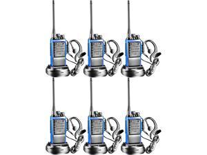 Arcshell Rechargeable Long Range Two-Way Radios with Earpiece 6 Pack Walkie Talkies Li-ion Battery and Charger Included Arcshell Rechargeable Long Range Two-Way Radios with Earpiece 6 Pack Walkie Talkies Li-ion Battery and Charger Included