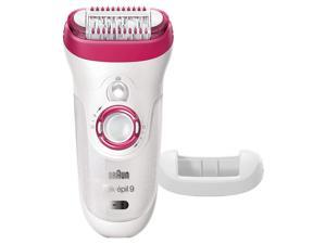 Braun Epilator Silk-Epil 9 9-521, Hair Removal for Women, Wet & Dry, Cordless, and 2 Extras