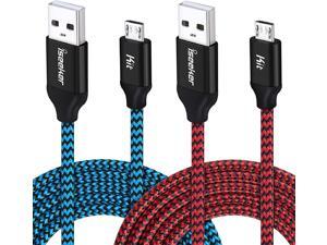 Micro USB Cable 15ft,Extra Long Braided Android Charging Cords, iSeekerKit 2Pack Colorful Micro USB to USB 2.0 Compatible for Android/Windows/PS4/Samsung Galaxy S6 S7 Edge,Note 5/4,Moto,Nokia,HTC Micro USB Cable 15ft,Extra Long Braided Android Charging Cords, iSeekerKit 2Pack Colorful Micro USB to USB 2.0 Compatible for Android/Windows/PS4/Samsung Galaxy S6 S7 Edge,Note 5/4,Moto,Nokia,HTC