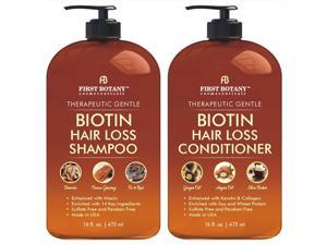 Hair Growth Shampoo Conditioner Set - an anti Hair Loss Shampoo and Conditioner with 14 DHT Blockers to Fight Hair Loss for Men and Women , All Hair Types, Sulfate Free - 2 X 16 Fl Oz