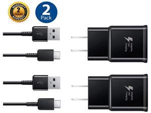 Adaptive Fast Charger Kit,LaoFas Quick Charge USB Wall Charger for Samsung Galaxy S10/S9/S8/S8 Plus/Note8/9{2 Type-C Cables + 2 Wall Charger}Charge up to 50% Faster (Black) Adaptive Fast Charger Kit,LaoFas Quick Charge USB Wall Charger for Samsung Galaxy S10/S9/S8/S8 Plus/Note8/9{2 Type-C Cables + 2 Wall Charger}Charge up to 50% Faster (Black)