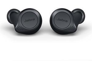 Jabra Elite Active 75t True Wireless Earbuds with Wireless Charging Enabled Case Gray