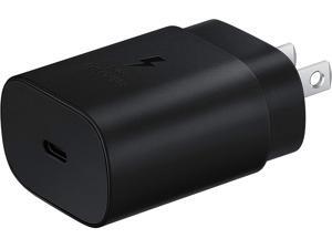 Samsung 25W USB-C Super Fast Charging Wall Charger (USB-C Cable is NOT included)- Black (US Version with Warranty) Samsung 25W USB-C Super Fast Charging Wall Charger (USB-C Cable is NOT included)- Black (US Version with Warranty)