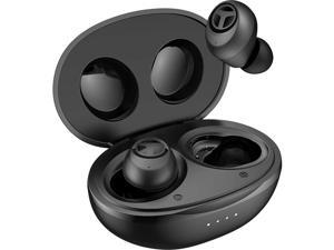 Upgraded TRANYA T10 Wireless Earbuds IPX7 Waterproof Bluetooth 5.0 TWS Stereo Headphones with Low Latency Game Mode and Fast Charging in Ear 12mm Driver Built in Mic Premium Deep Bass Sound