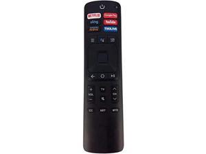 Young ERF3A69s Smart TV Voice Command Remote Control with Netflix Sling Fandango Now Google Play YouTube Tikilive Buttons fit for Hisense/Sharp Smart TV