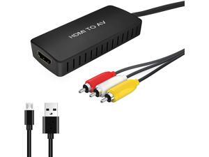 HDMI to RCA Converter, HDMI to Composite Video Audio Converter Adapter, HDMI to AV, Supports PAL/NTSC for PS4, Xbox, Switch, TV Stick, Roku, Blu-Ray, DVD Player, HDMI to RCA Converter, HDMI to Composite Video Audio Converter Adapter, HDMI to AV, Supports PAL/NTSC for PS4, Xbox, Switch, TV Stick, Roku, Blu-Ray, DVD Player,
