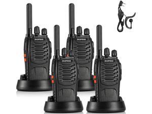 BAOFENG BF-88ST FRS Radio Two Way Radio Long Range, Upgrade Version of BF-888S, License-Free Walkie Talkie VOX USB Charging LED Flashlight, with Earpiece, 4 PCS BAOFENG BF-88ST FRS Radio Two Way Radio Long Range, Upgrade Version of BF-888S, License-Free Walkie Talkie VOX USB Charging LED Flashlight, with Earpiece, 4 PCS