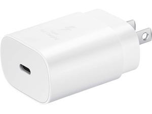 Samsung 25W USB-C Super Fast Charging Wall Charger (USB-C Cable is NOT included)- White (US Version with Warranty) Samsung 25W USB-C Super Fast Charging Wall Charger (USB-C Cable is NOT included)- White (US Version with Warranty)