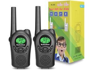 Kalisnhon Walkie Talkies Kids Toys for 3-12 Year Old Boys Girls, Outdoor Toys Gifts Rechargeable Two Way Radios Long Range 22 Channels with Backlit LCD Flashlight(2 Pack)
