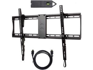 VideoSecu Heavy Duty Tilt Wall Mount for Most 32" to 85" TV LCD LED UHD 3D HDTV Flat Panel Screen Display Bracket with VESA 700x400mm with HDMI Cable BXM