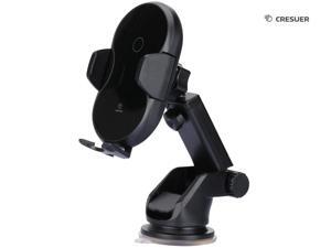 CRESUER Wireless Car Charger, Qi-Enabled Fast Charging Auto-Clamping Car Mount, Windshield Dash Phone Holder Compatible with iPhone 12, SE 2020, Mini, 11 Pro Max, Samsung Note 10, Note 20, S20 CRESUER Wireless Car Charger, Qi-Enabled Fast Charging Auto-Clamping Car Mount, Windshield Dash Phone Holder Compatible with iPhone 12, SE 2020, Mini, 11 Pro Max, Samsung Note 10, Note 20, S20