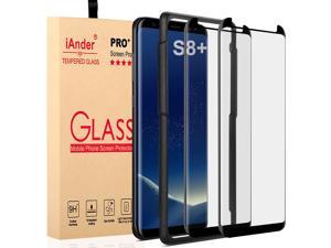 2PACK Galaxy S8 Plus Screen Protector Glass Easy Installation Tray 3D Curved Tempered Glass Screen Protector for Galaxy S8 Plus S8 Case Friendly
