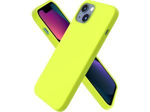 Compatible with iPhone 13 Case 61 Slim Liquid Silicone 3 Layers Full Covered Soft Gel Rubber Case Cover 61 inchChalk