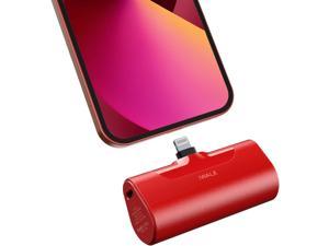 iWALK Small Portable Charger 4500mAh UltraCompact Power Bank Cute Battery Pack Compatible with iPhone 1414 Pro Max1313 Pro Max1212 Pro Max11 ProXS MaxXRX876Plus Airpods and MoreRed